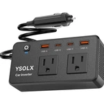 300W Car Power Inverter - Dual Dc 12V To 110V Ac Outlet Adapter Wall P.... Fixed Price $37.61.