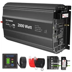 Pure Sine Wave 2000W Inverter DC12V To AC110-120V With Remote Control Voltworks. Fixed Price $89.24.