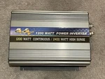 1200/2400 Watt Power Inverter 12V DC-220/240V Ac, 50HZ W/wireless Remote, Africa. Fixed Price $99.00.