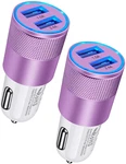 Ailkin 2 Pack Usb 3.4A Fast Charging Dual-port Car Charger. Fixed Price $21.99.