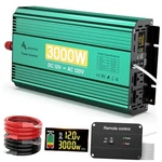 Watt Inverter To 110V/120V 6000W Peak 12V-3000 Green. Fixed Price $193.15.