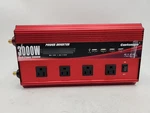 Cantonape 3000W Power Inverter 12V Dc 110V Ac W/lcd Display Remote Control. Fixed Price $76.12.
