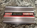 Coleman Power On The Go 1500W/3000W Modified Sine Wave Inverter. Fixed Price $49.99.