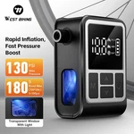 West Biking Mini Bicycle Electric Pump Motorcycle Ball Inflator 130PSI. Fixed Price $62.98.