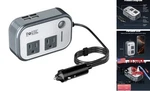 200W Car Power Inverter, Foval 12V Dc To 110V Ac With 4 Usb Grey. Fixed Price $30.35.