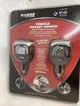 Power On Board 12V Dc 110V Inverter Pocket 100W Twin Pack Car Truck 06. Fixed Price $15.96.