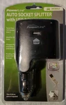 Powerline Auto Car Socket Splitter With 2.4AMP Usb Sealed Free Shpg. Fixed Price $13.95.