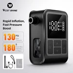 West Biking Mini Bicycle Electric Pump Motorcycle Bike Ball Inflator 130PSI. Fixed Price $55.99.