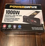 Powerdrive Watt Bluetooth Pure Sine Wave Inverter PDIPS1000B New!. Fixed Price $150.00.