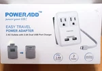 Ac Outlets - Usb Adapters Travel 2.4A Poweradd New. Fixed Price $15.87.