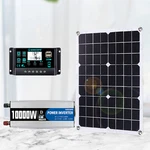 10000W Solar System DC12V To 110V Inverter 100A Controller 20W-500W Panel. Fixed Price $103.49.