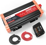 3000W Pure Sine Wave Inverter 12V Dc To 120V Ac For Rv, Truck, Off-grid, Home,. Fixed Price $404.69.