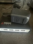 Wagan Tech 4-PORT Usb Black Multi Charging Hub Station W/power Supply. Fixed Price $10.00.