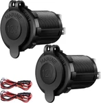 12V Cigarette Lighter Socket, Pack Car Marine Motorcycle Atv Rv Black. Fixed Price $15.43.