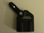 General Electric Car Adapter Rotating Tip Dual Power Output Charging Electronics. Fixed Price $12.99.