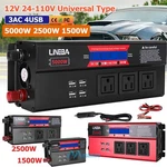 5000W Car Power Inverter 12V 24V To Ac 110V Modified Sine Wave Solar Converter. Fixed Price $29.99.