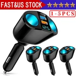 Outlet 12V Dual Usb Car Cigarette Lighter Socket Splitter Power Adapter Charger. Fixed Price $7.48.