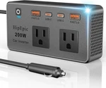 200W Fast Charging Power Inverter 12V Dc To 110V/120V Ac,car Outlet Adapter-. Fixed Price $27.01.