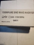 Pure Sine Wave Power Inverter 1500W 12V Dc To 110V 120V Ac. Fixed Price $100.00.