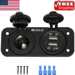 Marine Grade Dual Usb Socket And Cigarette Lighter Power 12V.. Fixed Price $39.99.