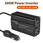500W Car Power Inverter 12V To 110V With Usb Ports & Outlets Red Black. Fixed Price $29.99.