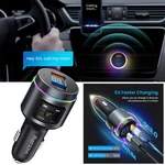 Bluetooth 5.0 Car Wireless Fm Transmitter Adapter 2USB Pd Charger Hands-free Aux. Fixed Price $14.88.