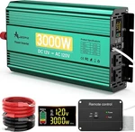3000 Watt Inverter, Peak Power 6000W 12V Dc To 110V/120V Ac Converte.... Fixed Price $289.05.