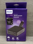 Philips Mobility Elite 100W Power Inverter Dc To Ac Car Adapter Usb-c Nib. Fixed Price $12.50.