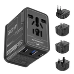 Universal Travel Adapter Converter International Wall Charger Ac Usb Power Plug. Fixed Price $19.99.