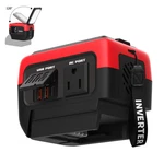 240W Pure Sine Wave Power Inverter For Milwaukee 18V Battery 120V Ac Led Pd. Fixed Price $38.99.
