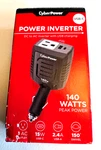 Cyber Power Inverter Black 140 Watts Dc To New The Box. Fixed Price $18.78.