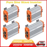 Pure Sine Wave Power Inverter 1000W 1500W 2000W 3000W 12V To 110V 120V Solar. Fixed Price $158.99.