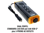 Powerdrive PWD150S 150-WATT Strip Three Ac Outlets Dual & Usb-c Ports. Fixed Price $49.99.