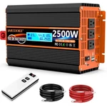2500 Watt Pure Sine Wave Power Inverter 12V Dc To 110V 120V Converter For Fam.... Fixed Price $220.88.