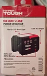 Hyper Tough 150W Power Inverter 120V Ac, 3 (usb-a/usb-c), Led Light. Fixed Price $24.99.