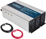2000W Pure Sine Wave Inverter 24V To 120V Power Converter Truck Camp Solar. Fixed Price $128.00.