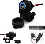 Cliff Top Motorcycle Usb Charger Waterproof Dual Port 3.3A 16.5W Bike Adapte. Fixed Price $58.50.