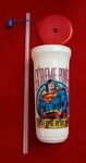 1995 Superman Extreme Power Wal-mart Icee Coca Cola 22OZ Drink Cup New Nos Dc. Fixed Price $9.77.