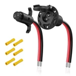 Heavy Duty Marine Boat Trolling Motor Plug & Socket, 2-WIRE 8 Awg (GAUGE),12/24V. Fixed Price $22.07.