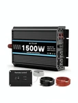 Olteanp 1500W Pure Sine Wave Inverter 12V Dc To 110/120V Ac Power Wi.... Fixed Price $99.99.