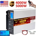 4000W 5000W 12V 24V 48V 72V To 110V Pure Sine Wave Power Inverter Lcd Usa. Fixed Price $182.99.