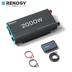 Renogy 2000W Pure Sine Wave Inverter 12V Dc To 120V Ac Converter Remote Control. Fixed Price $242.99.