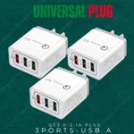 Multiple 3-PORT Usb Ac Plug Quick Charger Block Universal Phone Cube 18W Box Lot. Fixed Price $174.87.