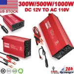1000W 2000W Car Power Inverter Dc 12V Ac 110V Outlets Usb Auto Converter. Fixed Price $35.99.