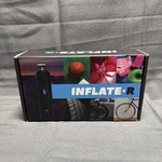 Inflate-r Black Portable Electric Air Compressor Tire Pump 2000MAH Power Bank. Fixed Price $29.99.