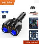 High-power 180W 2-SOCKET Cigarette Lighter Splitter For Multiple Devices. Fixed Price $35.97.
