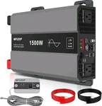 Mfuzop Pure Sine Wave Inverter 1500W 12V Dc To 110V Ac Power Off Grid. Fixed Price $125.00.