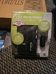 Powerline Mobile Media 200 Watt Inverter With Usb Ports & Ac Outlets.. Fixed Price $22.00.