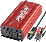 Potek 750W Power Inverter Dc 12V To Ac 115V Car Converter With 2A Usb Charging. Fixed Price $87.69.