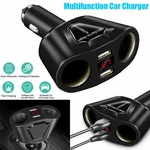 Car Lcd Cigarette Lighter Socket Splitter Dual Usb Charger Power Adapter 12V. Fixed Price $10.99.